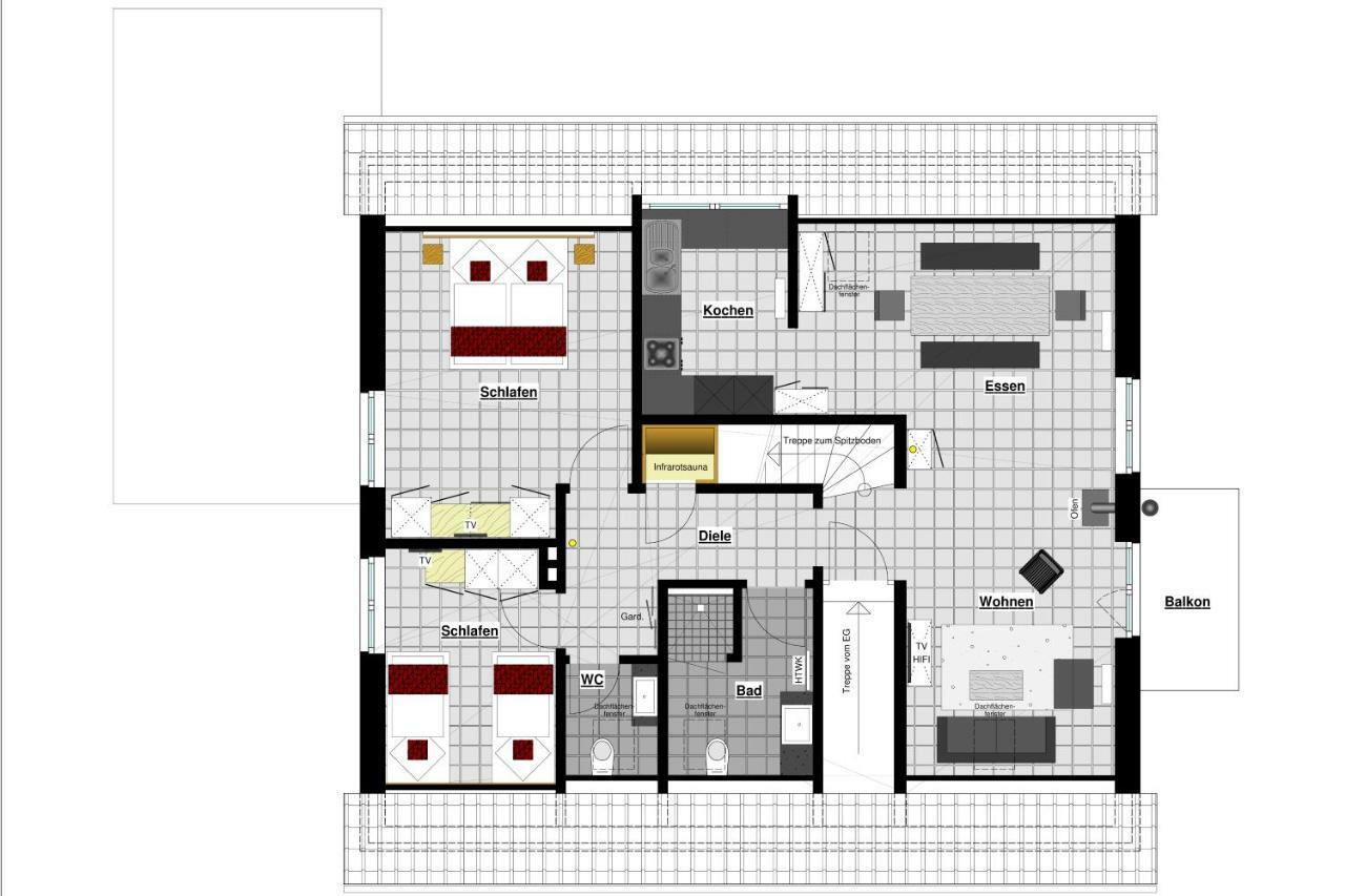Ferienwohnung Dat Witte Hus 2 Busum Exterior photo